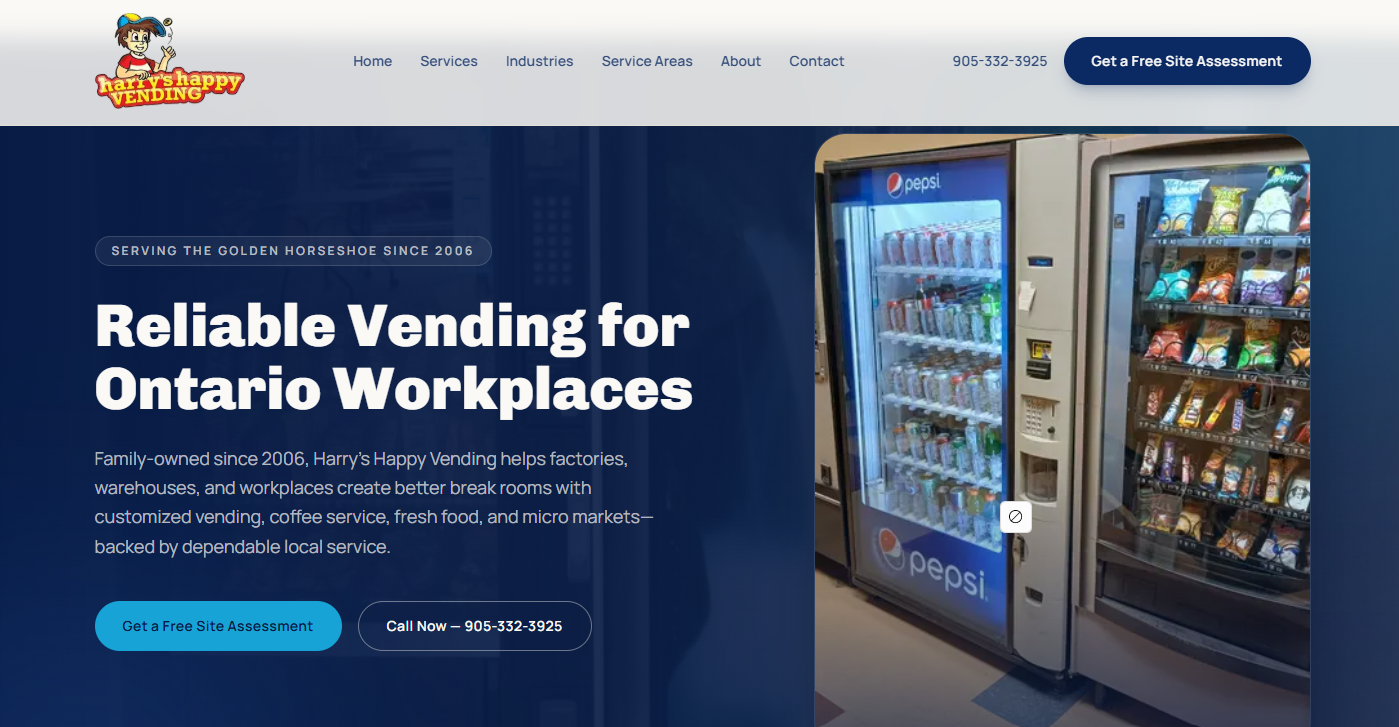 Harry's Happy Vending Demo